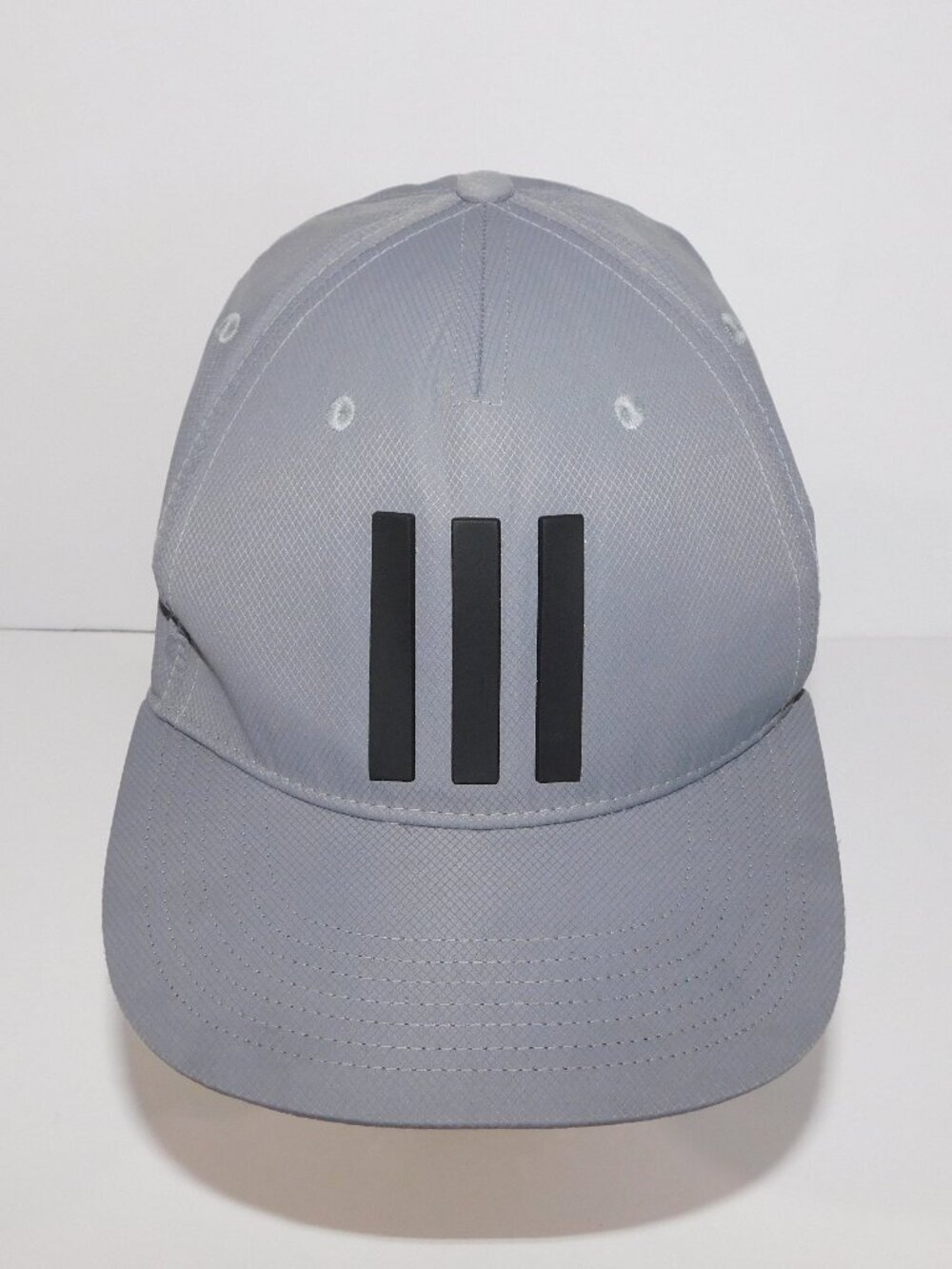 Adidas Men's 3-Stripes Tour Golf Hat Snapback Cap Gray Black